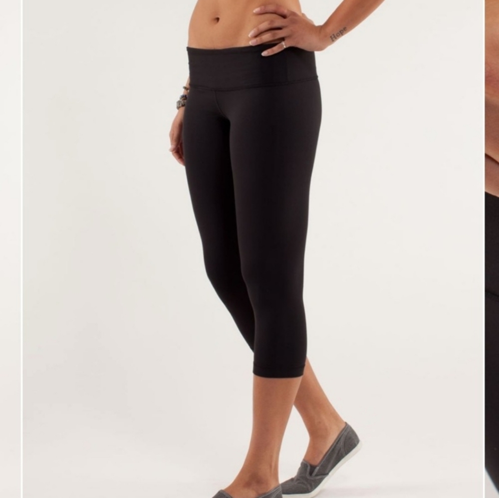 Lululemon Wunder Under Crop - Size 6